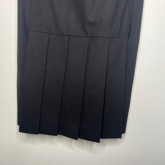 Theory Olvana Pleated Sheath Mini Dress Size 4 - Picture 5 of 7